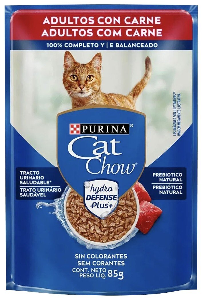Sachê Cat Chow Carne 85g