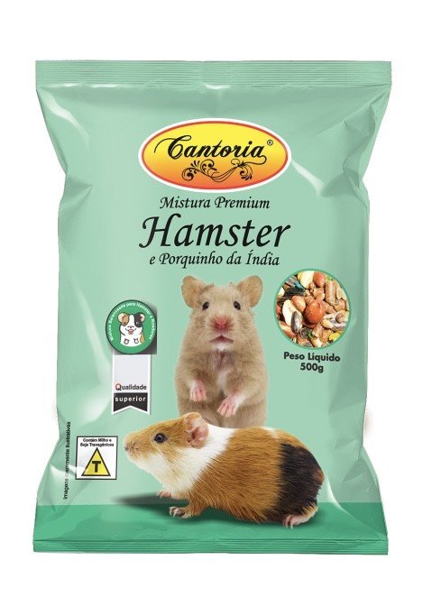 Cantoria Criadores é um alimento destinada a alimentação de Roedores 500g