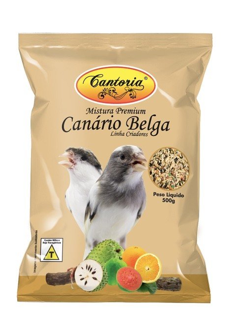 Cantoria Criadores é um alimento destinada a alimentação de Canário Belga 500g
