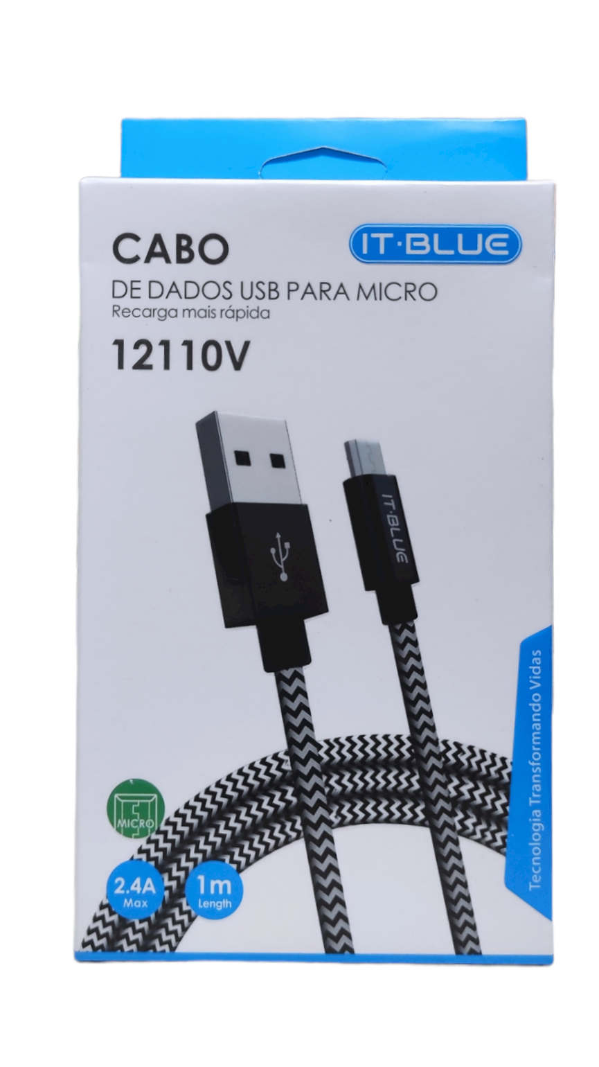 CABO DE DADOS USB V8 IT-BLUE