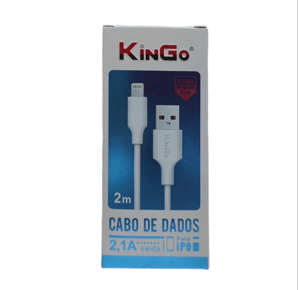CABO USB LIGHTNING 2M KINGO 