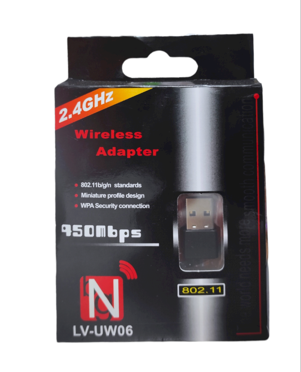 WIRELESS ADAPTER 2.4GHZ
