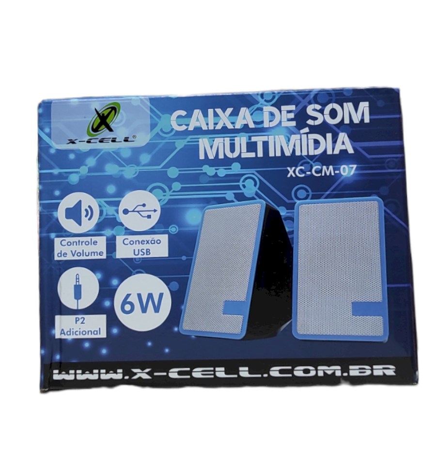 CAIXA MULTIMÍDIA X-CELL 6W