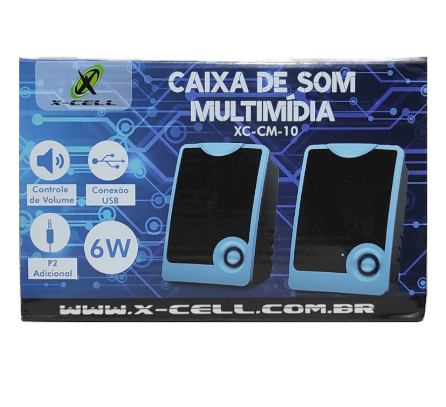 CAIXA MULTIMÍDIA X-CELL 6W