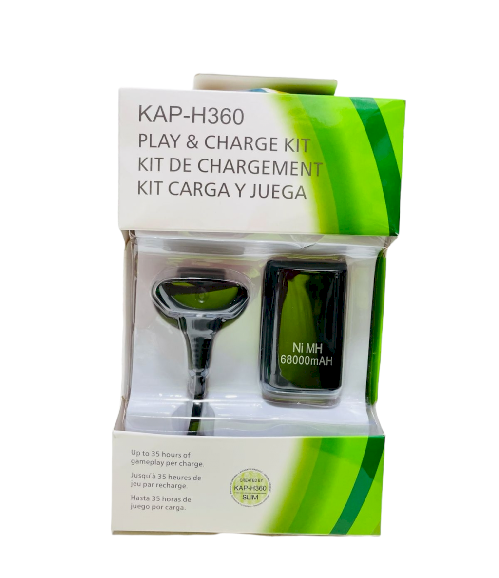 KIT CARGA XBOX 360 KAPBOM