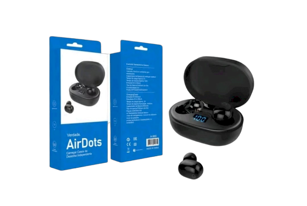 FONE BLUETOOTH AIRDOTS COM VISOR ALTOMEX 