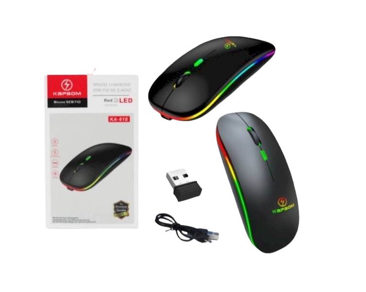 MOUSE SEM FIO KAPBOM 
