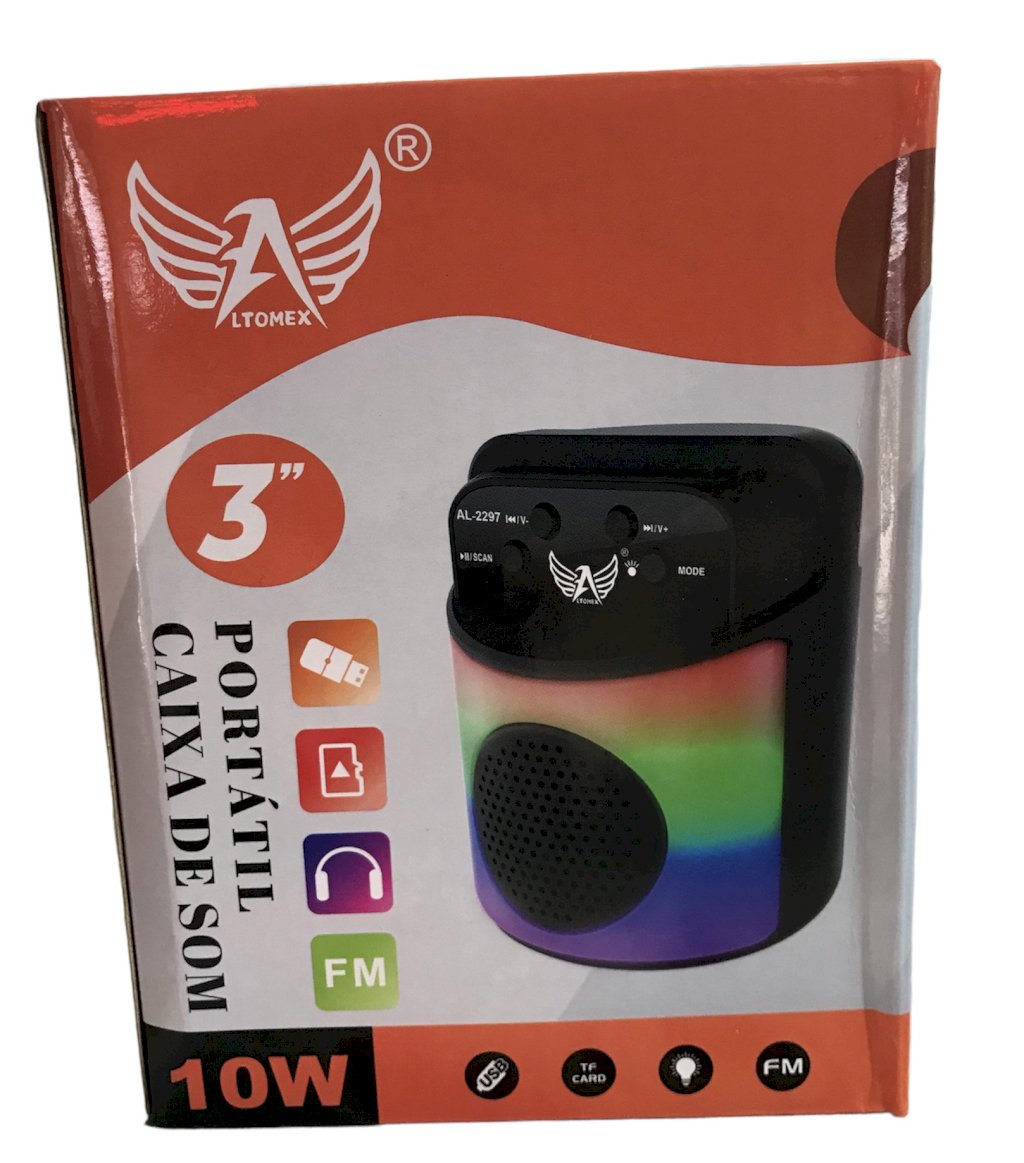 CAIXA DE SOM BLUETOOTH  10W ALTOMEX