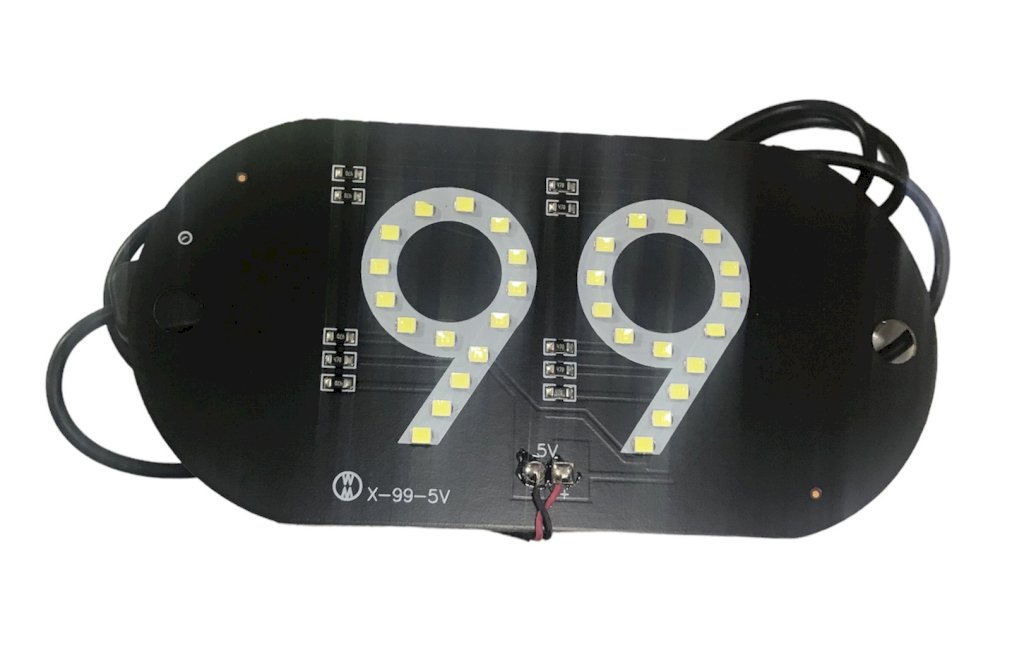 PLACA DE LED PARA CARRO 99