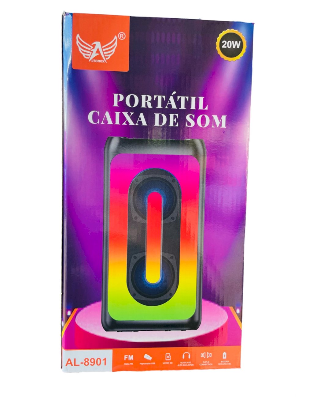 CAIXA DE SOM PORTÁTIL ALTOMEX 20W