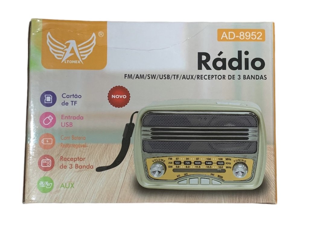 RÁDIO FM 3 BANDAS ALTOMEX 