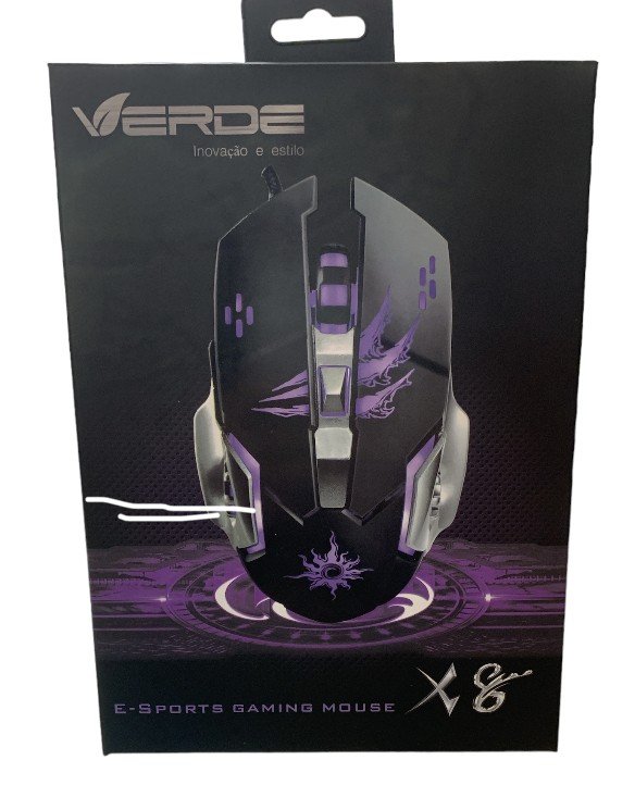 MOUSE GAMER VERDE E-SPORTS