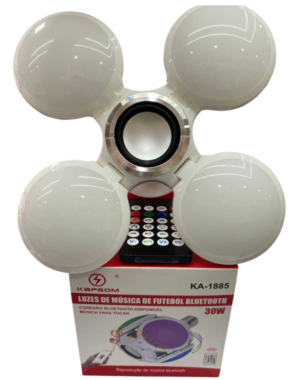 LÂMPADA MUSICAL LED RGB 30W KAPBOM 