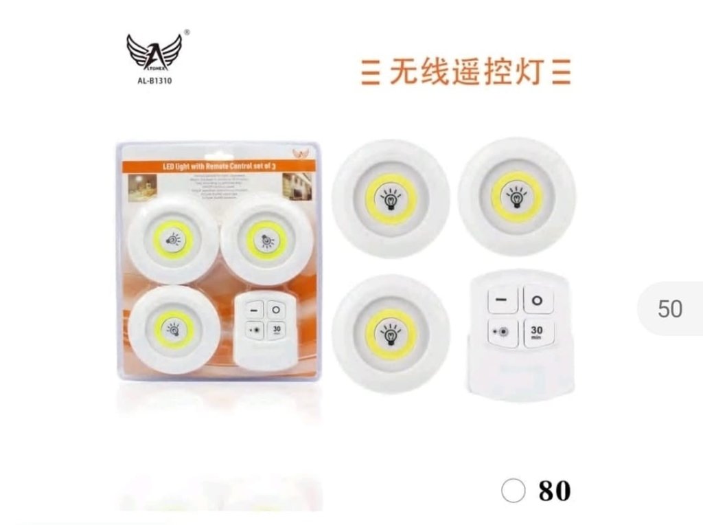 LUMINÁRIA LED E ALYOMEX KIT COM 3E CONTROLE 