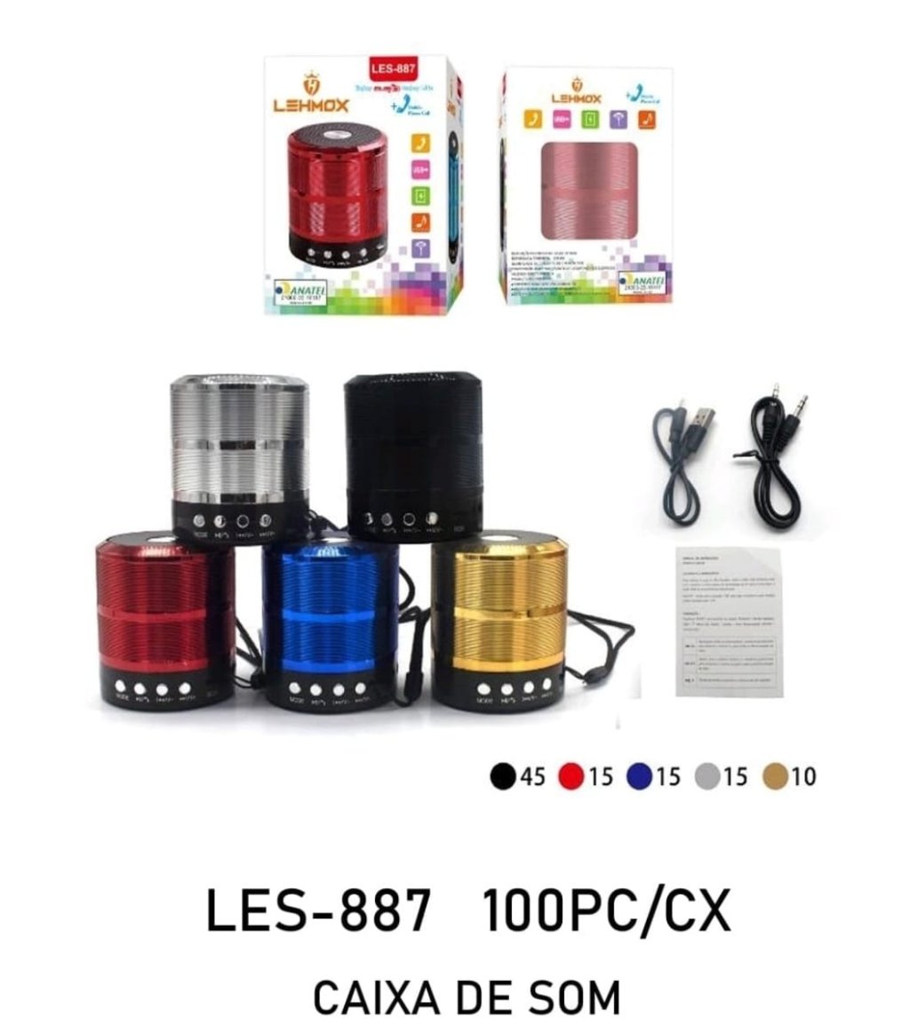 CAIXA BLUETOOTH LEHMOX PORTAVEL 