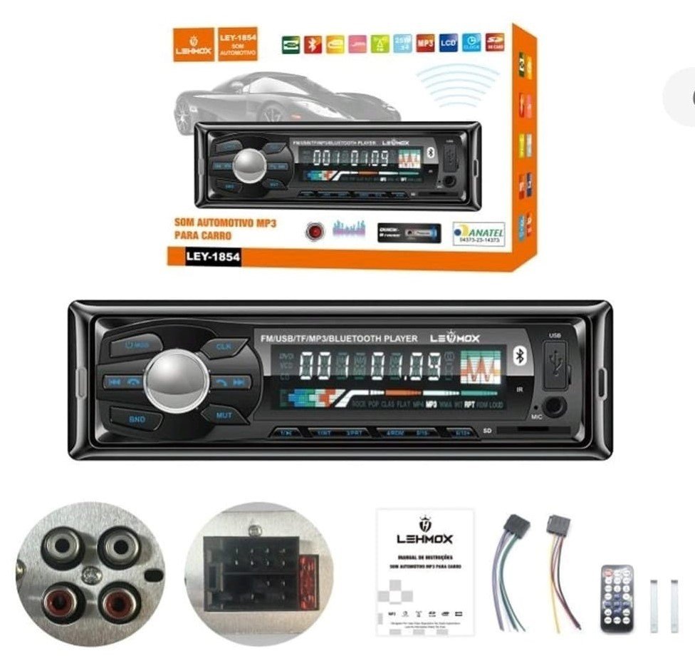 APARELHO DE SOM AUTOMOTIVO LEHMOX