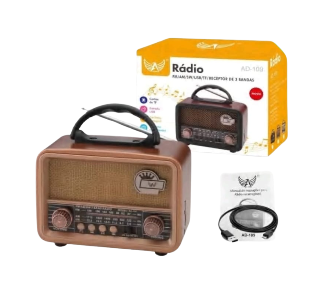 RADIO ALTOMEX FM/AM 3 BANDAS AD-109