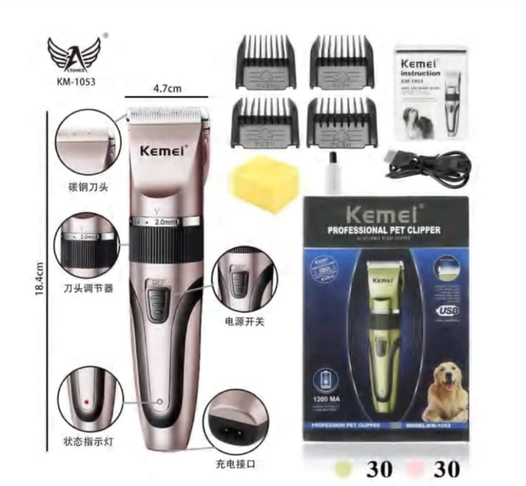 MAQUINA DE CORTAE CABELO KEMEI