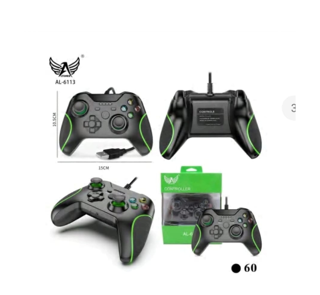 CONTROLE XBOX ONE COM CABO ALTOMEX