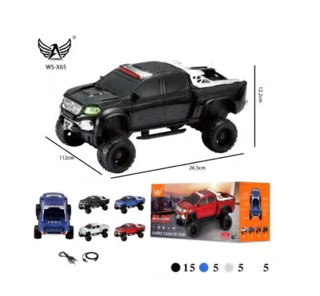 CAIXA DE SOM BLUETOOTH CAMINHONETE 10W