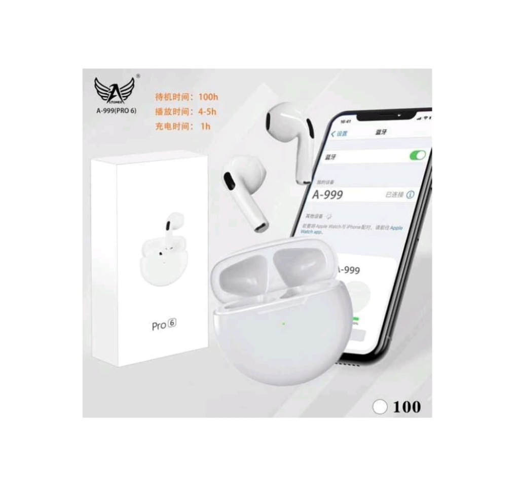 FONE DE OUVIDO BLUETOOTH PRO X6 ALTOMEX