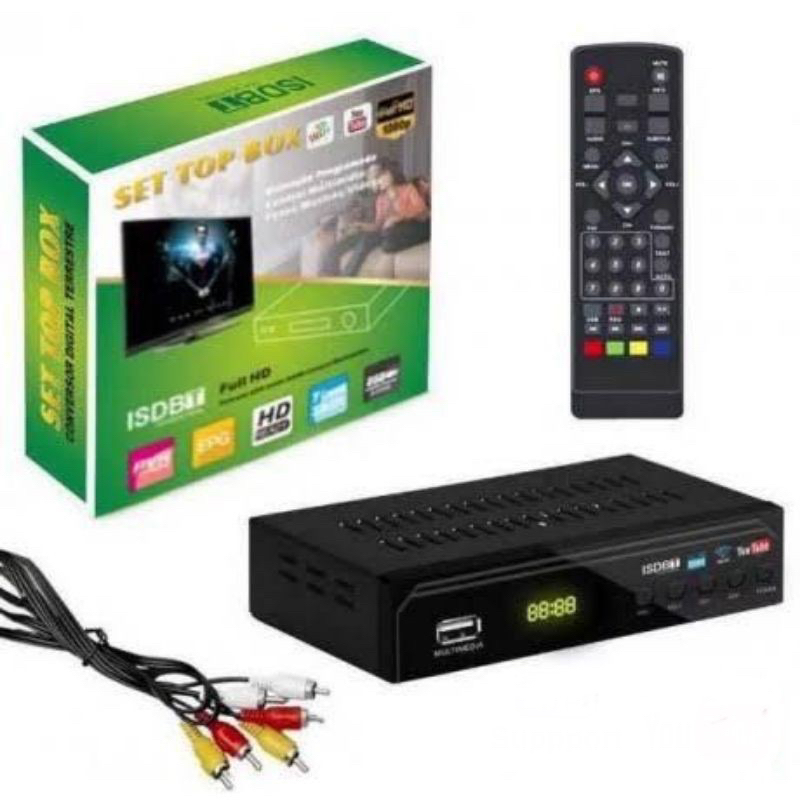 CONVERSOR DIGITAL PARA TV 1080P SET TOP BOX