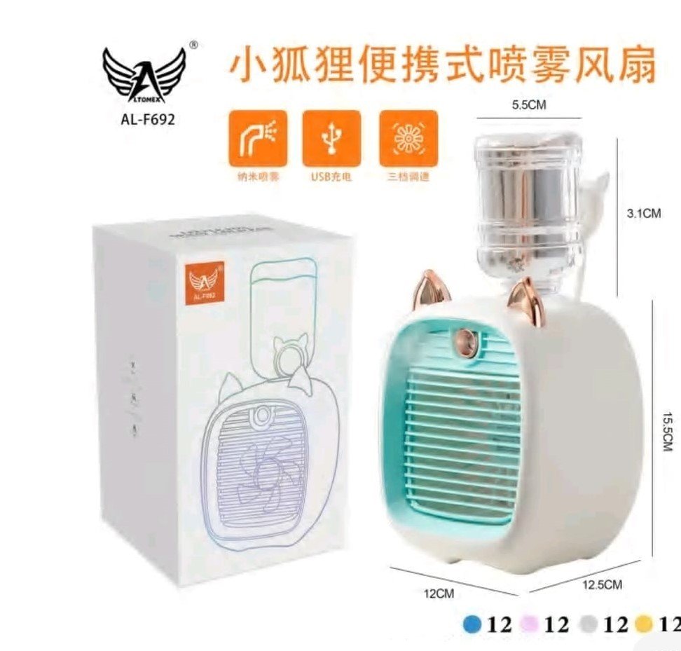 MINI UMIDIFICADOR E VENTILADOR ALTOMEX