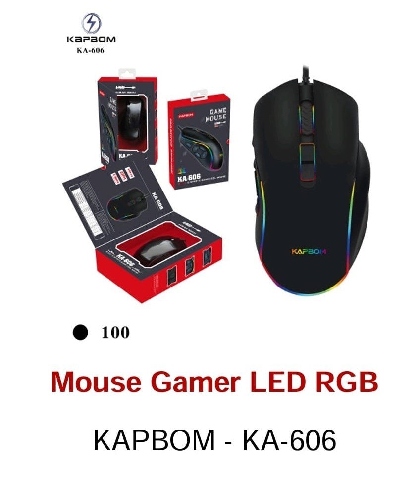 MOUSE GAMER LED KAPBOM