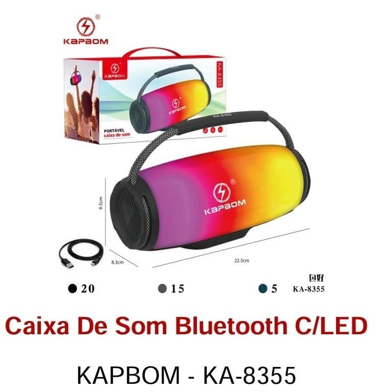 CAIXA BLUETOOTH KAPBOM KA-8355