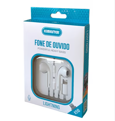 FONE DE OUVIDO KIMASTER IPHONE 