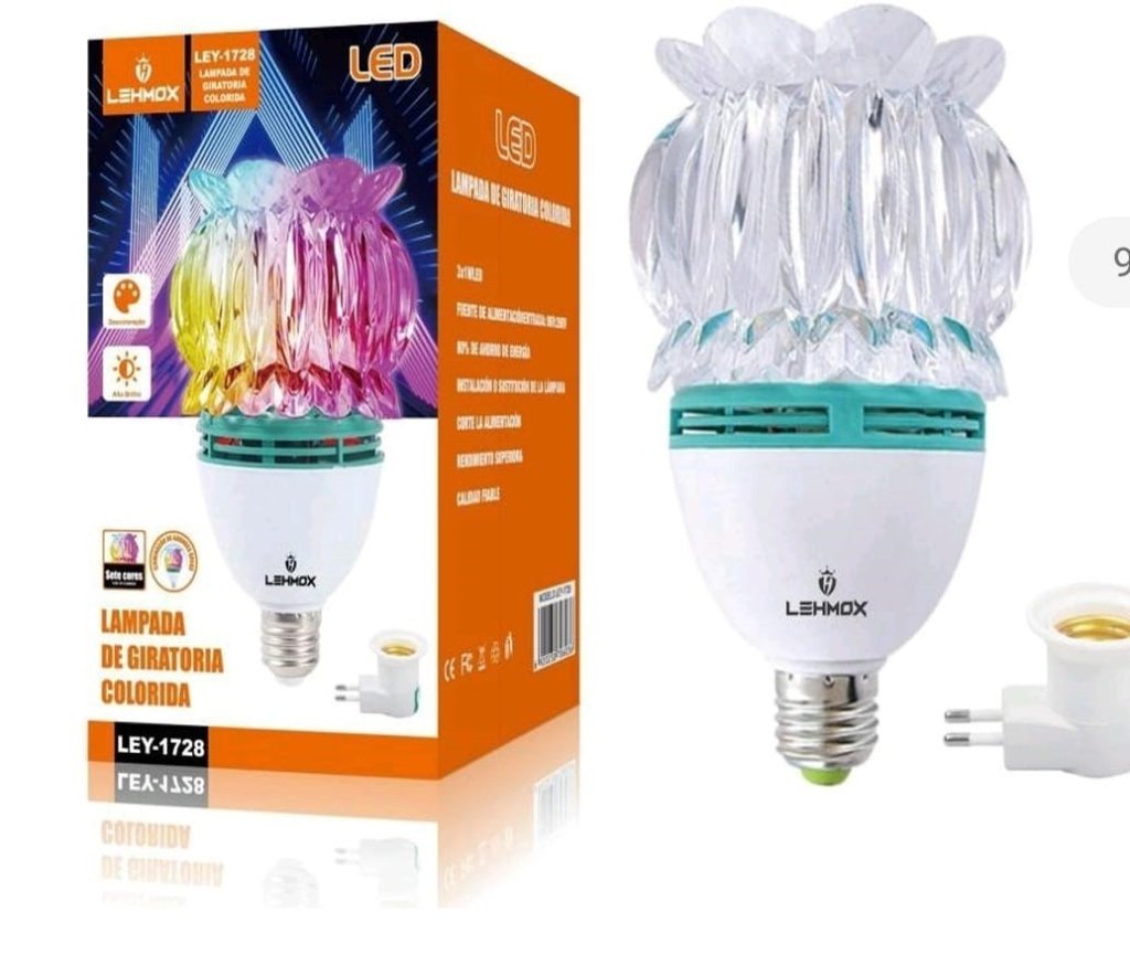 LAMPADA GIRATORIA RGB LEHMOX 
