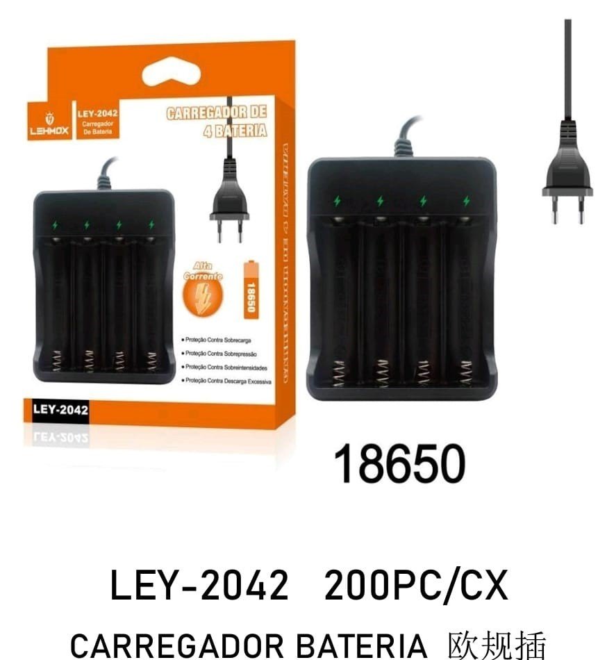 CARREGADOR DE BATERIA LEHMOX LEY-2042