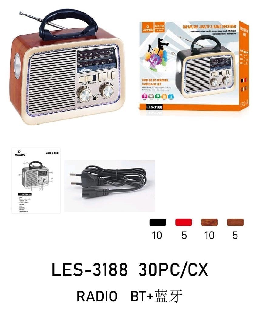 RADIO FM/AM LEHMOX LES-3188