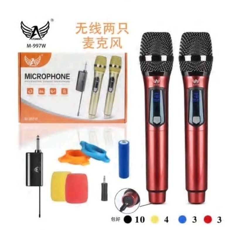 MICROFONE DUPLO SEM FIIO ALTOMEX M-997W