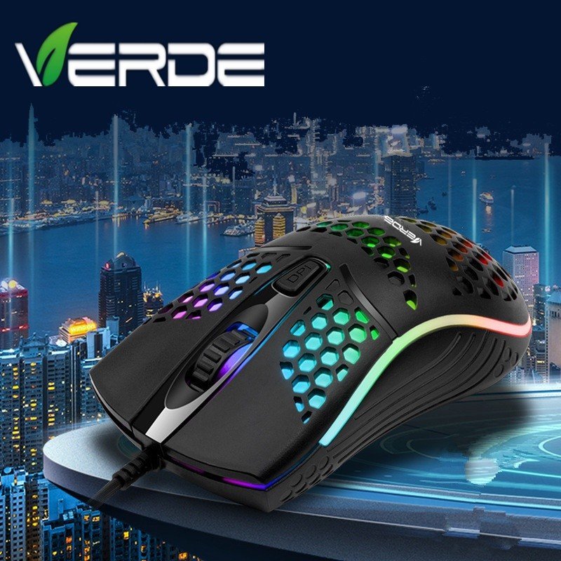 MOUSE GAMER VERDE SB-S07