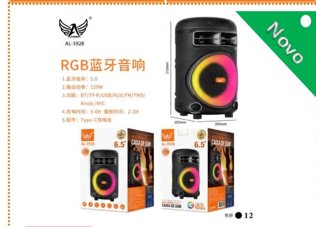 CAIXA DE SOM ALTOMEX 