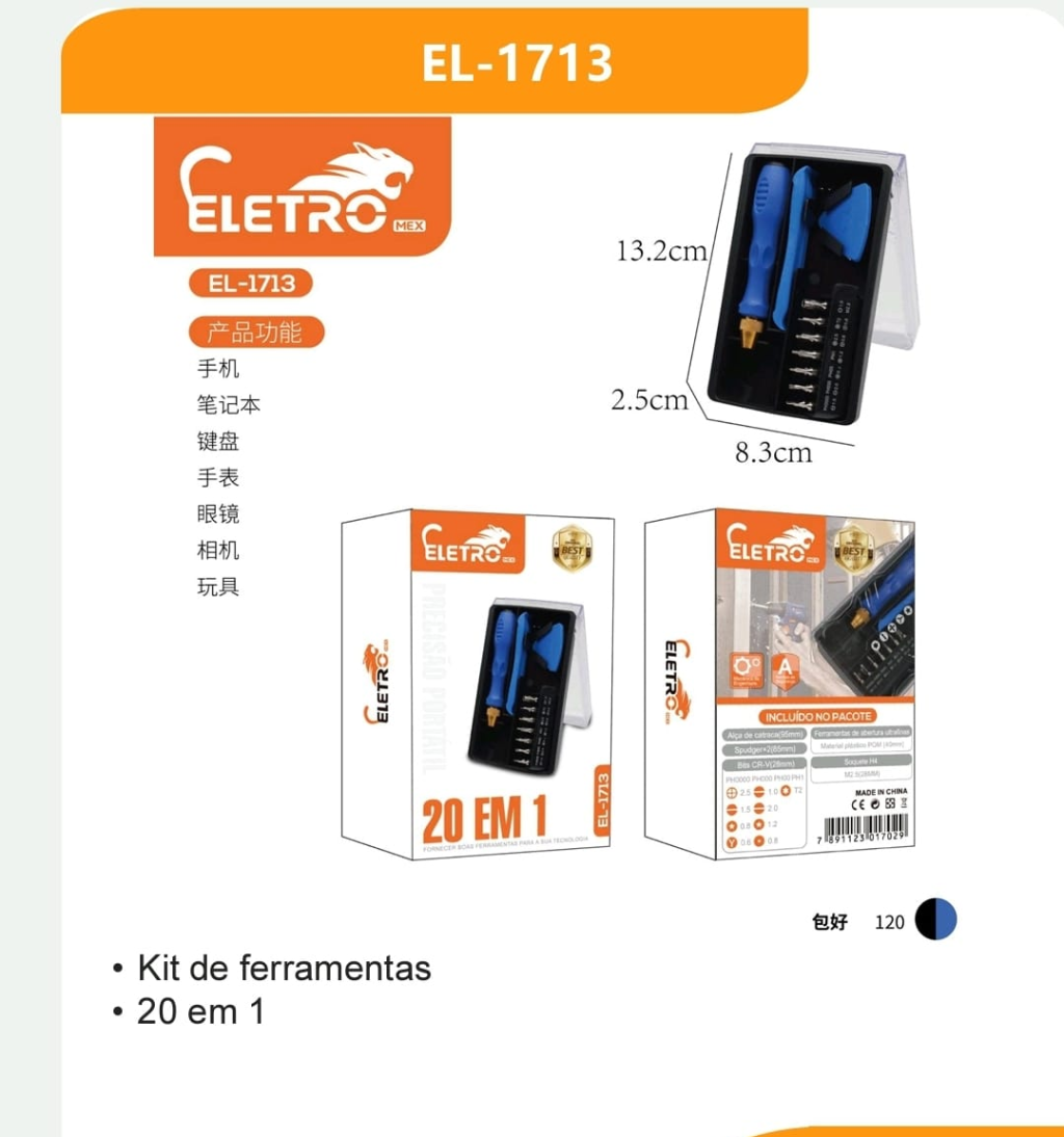KIT DE FERRAMENTAS 20EM1 ELTRO 