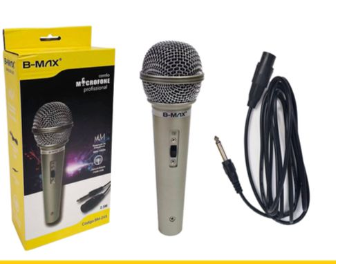 MICROFONE PROFISSIONAL COM FIO B-MAX 