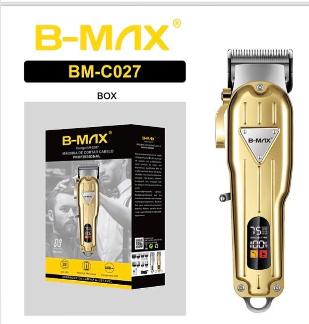 MAQUINA DE CORTAR CABELO PROFISSIONAL B-MAX 