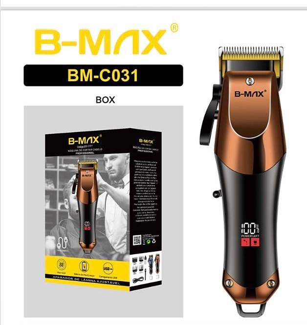 MÁQUINA DE CORTAR CABELO PROFISSIONAL B-MAX