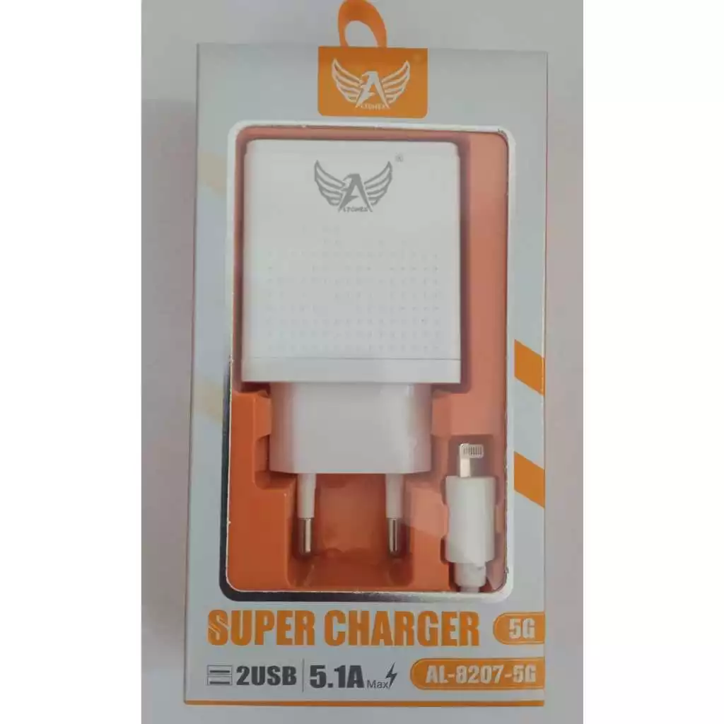 CARREGADOR 2USB TRAVEL CHARGER  IPHONE ALTOMEX
