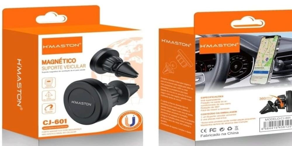 SUPORTE VEICULAR MAGNETICO H'MASTON