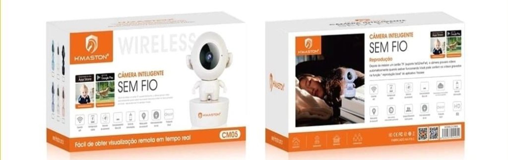 CÂMERA INTELIGENTE SEM FIO H'MASTON