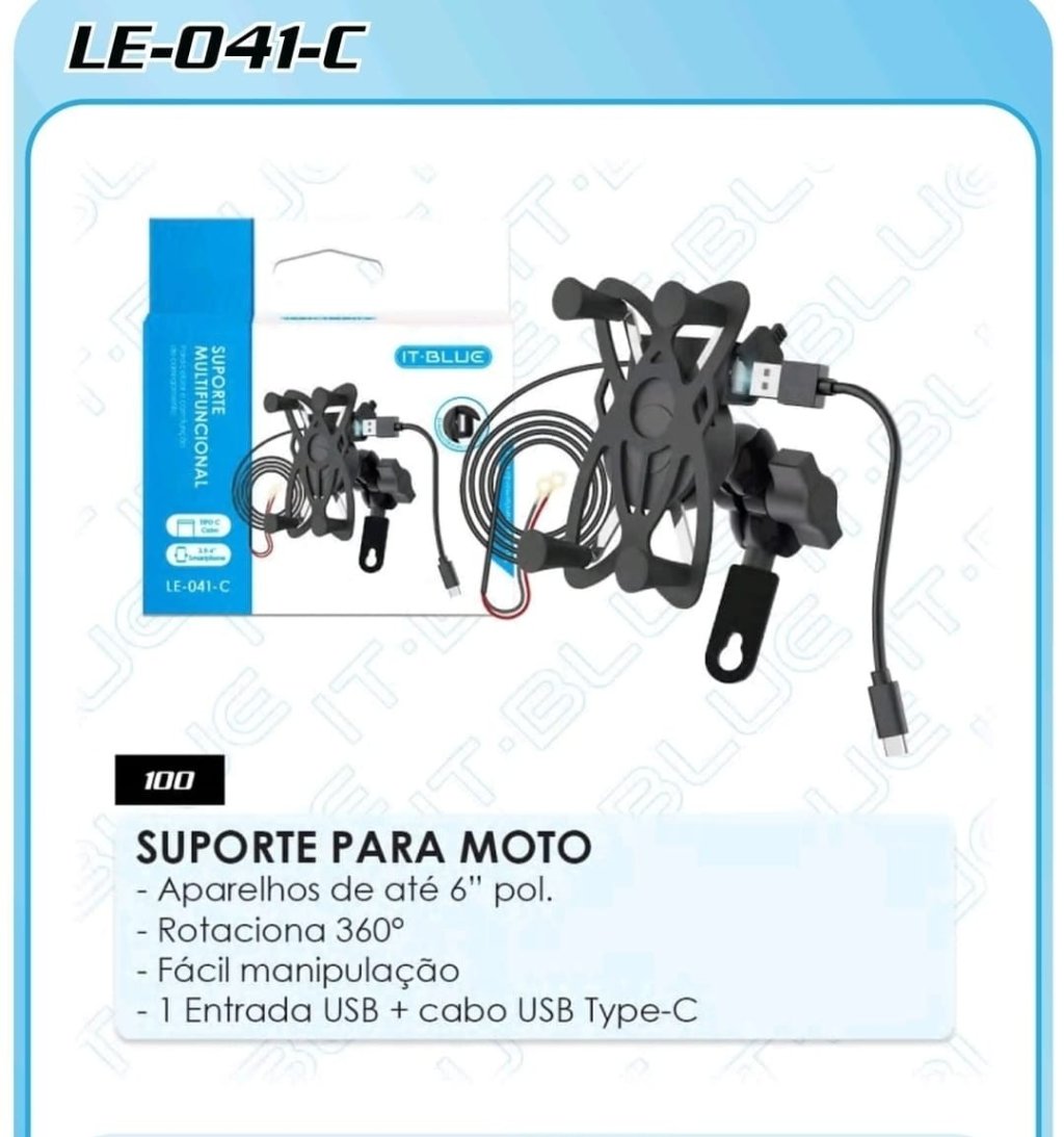 SUPORTE PARA MOTO IT-BLUE