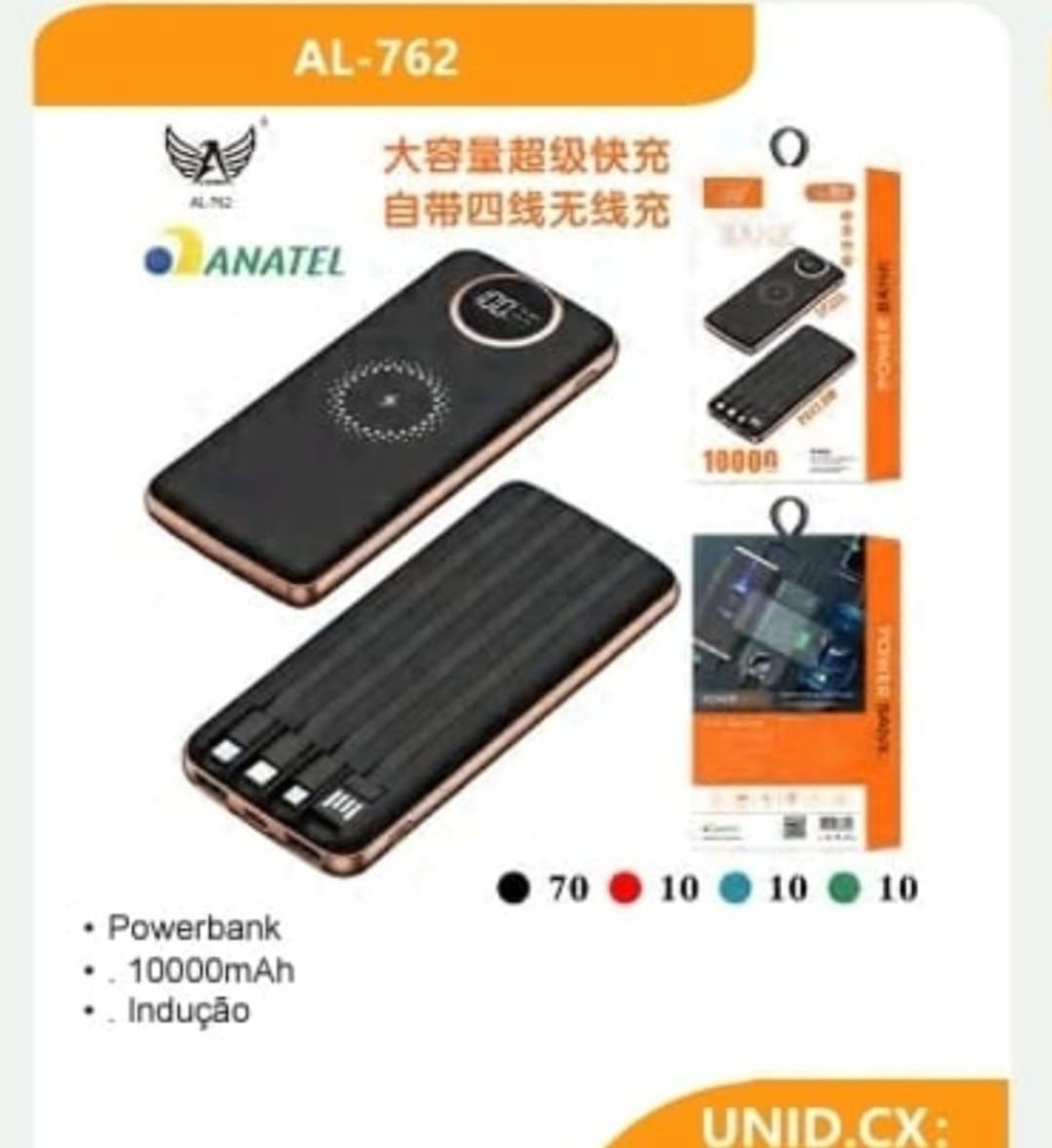 POWER BANK ALTOMEX INDUÇÃO 10000mAh