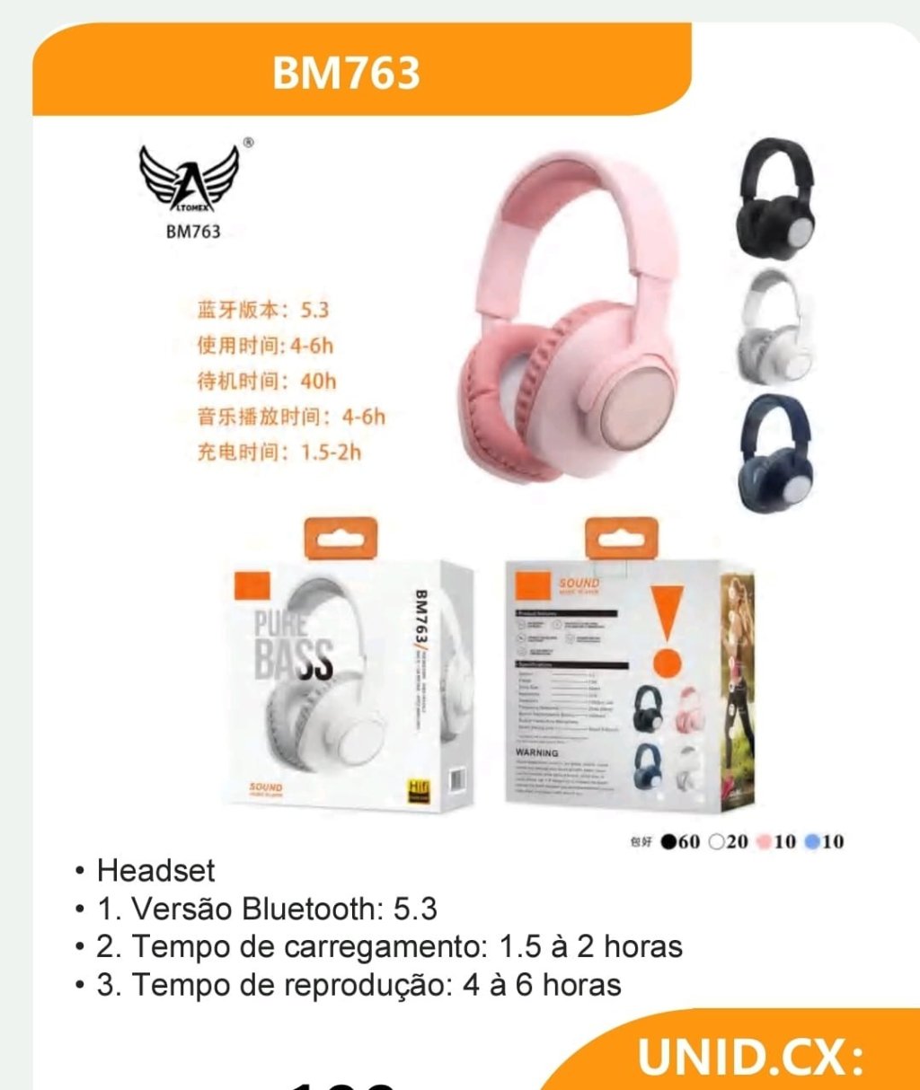 HEADPHONE PURE BASS ALTOMEX 
