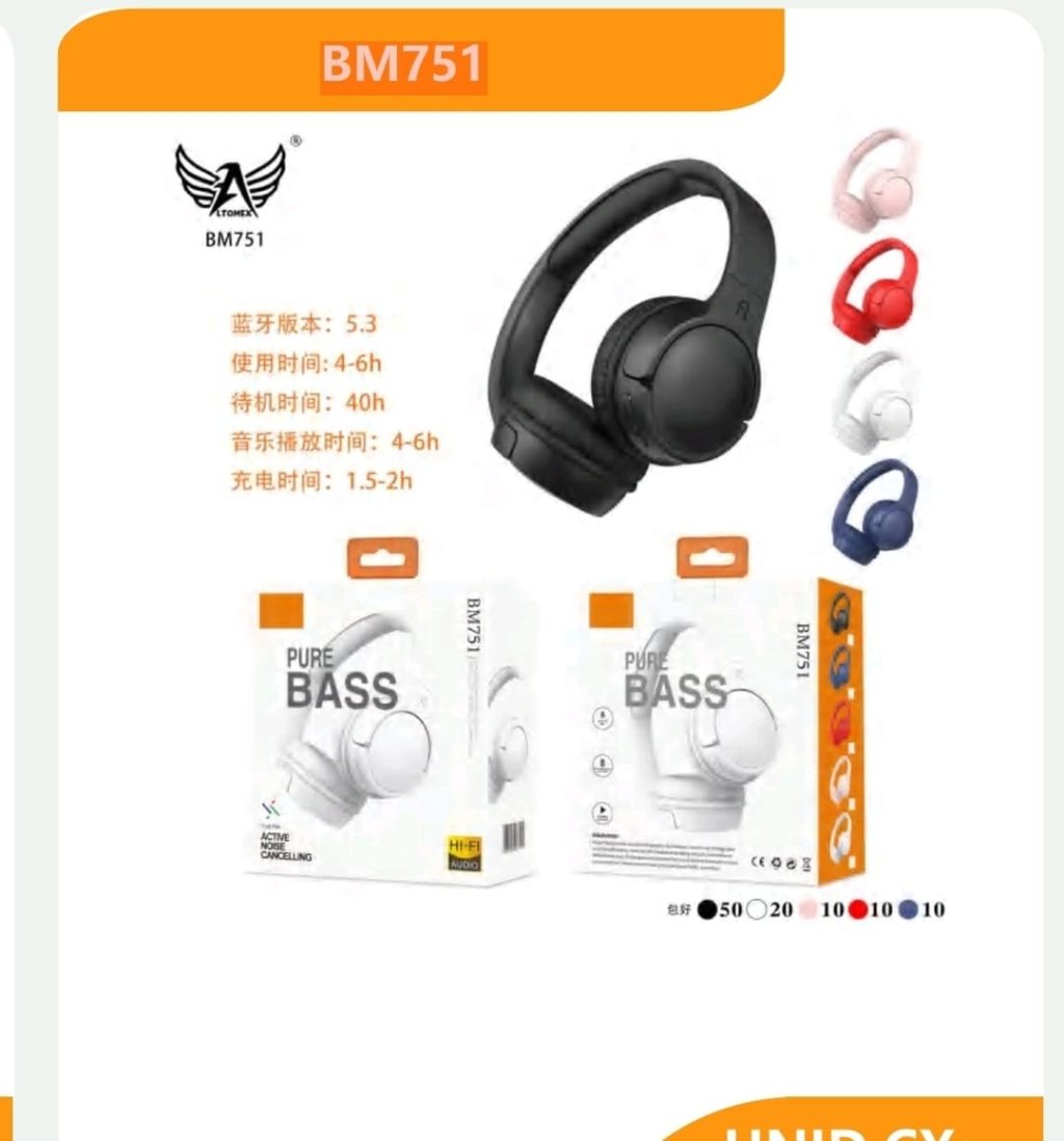 HEADPHONE PURE BASS ALTOMEX 