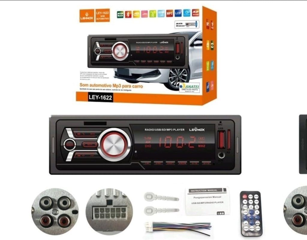 SOM AUTOMOTIVO MP3 LEHMOX 