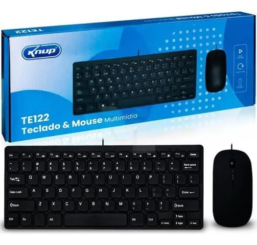 KIT TECLADO E MOUSE KNUP