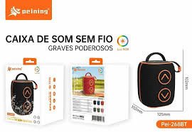 CAIXA DE SOM BLUETOOTH PEINING